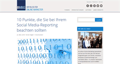 Desktop Screenshot of blog.embis.de